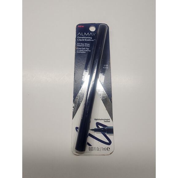 Almay Conditioning Liquid Liquid Eyeliner, Navy 030, 0.03 fl oz - Picture 1 of 2